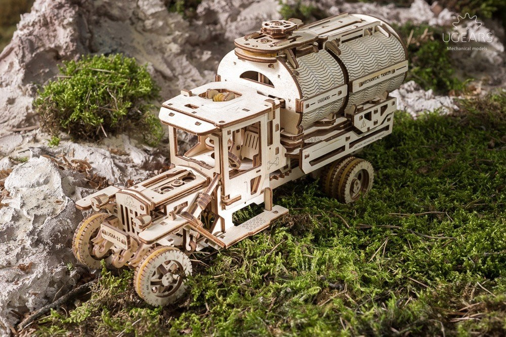 Ugears Mechanical Model | The Tanker wooden construction kit